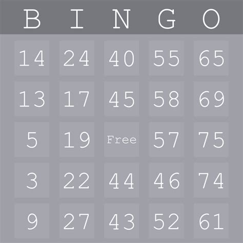 Bingo Card Generator — Joe Collins