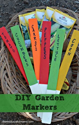 DIY Garden Markers - The Resourceful Mama