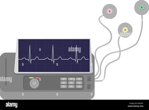 Electrocardiogram (ECG) Machine Stock Vector Image & Art - Alamy