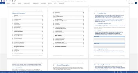 Functional Requirements Template – Technical Writing Tools