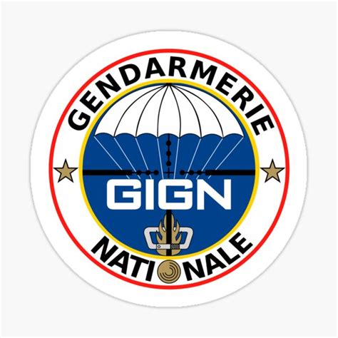 "GIGN National Gendarmerie Intervention Group Logo" Sticker for Sale by ...