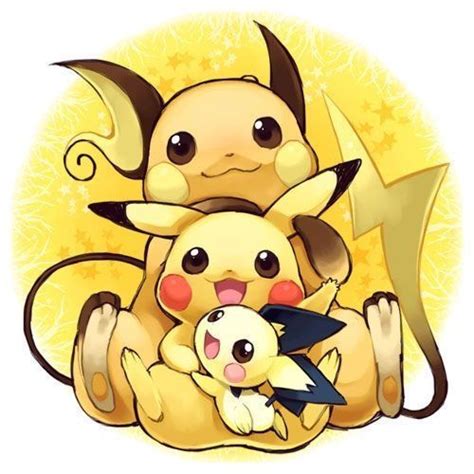 Pichu Pikachu Raichu - Pichu/Pikachu/Raichu by Bill-Felfel on ...