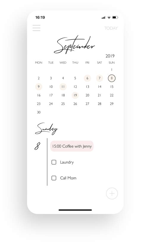 Calendar App Icon Aesthetic White - Aesthetic App Icons - Motoran Bulat