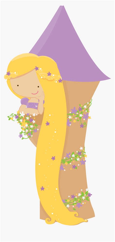 Rapunzel Clipart Little - Clip Art, HD Png Download - kindpng