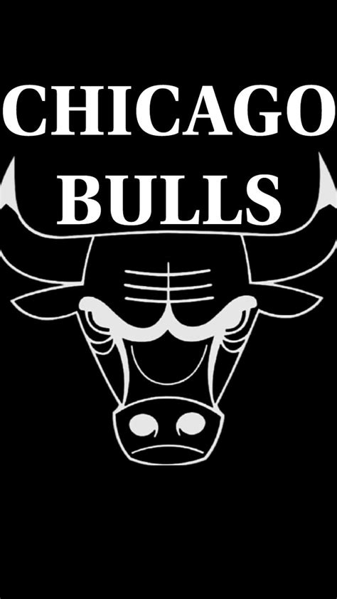 Chicago Bulls Logo Black Background