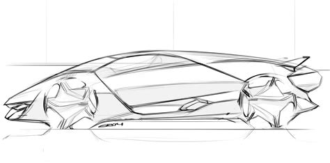 Car Side View Sketch at PaintingValley.com | Explore collection of Car ...