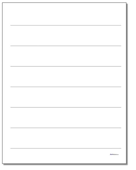 Printable Lined Paper