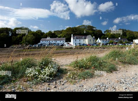 Red Wharf Bay Stock Photo - Alamy