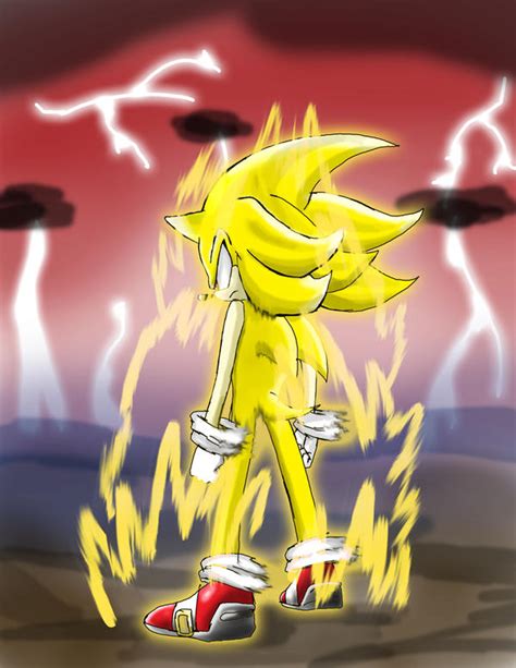 Sonic SSJ version 2 by Adir on DeviantArt