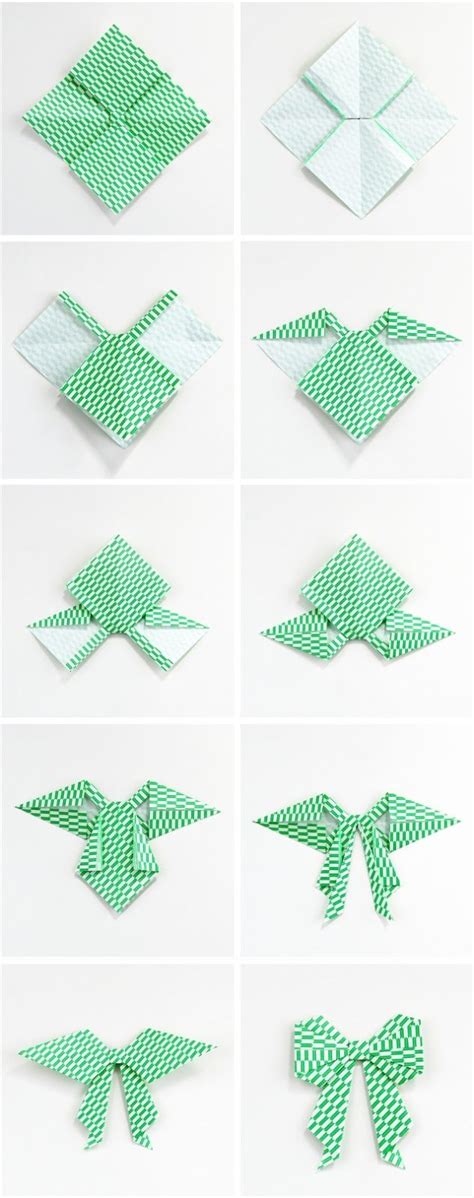 Origami Bow Origami Instructions - Origami