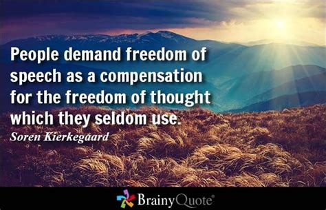 Freedom Quotes - BrainyQuote | Kierkegaard quotes, Freedom quotes ...