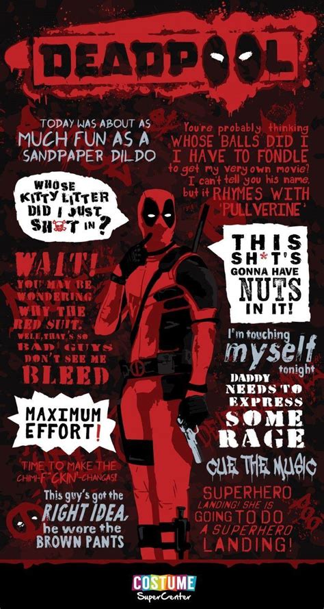 Deadpool Quotes Wallpapers - Top Free Deadpool Quotes Backgrounds ...