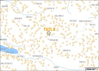 Tuzla (Bosnia and Herzegovina) map - nona.net