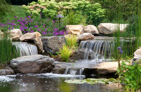 25 Pond Waterfall Designs and Ideas