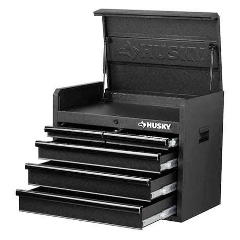 Husky 27 5-Drawer Gloss Black Rolling Tool Cabinet, 42% OFF