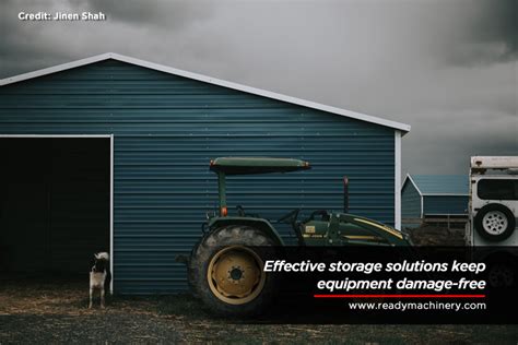 Tips to Protect Heavy Equipment in Storage - Ready Machinery Movers