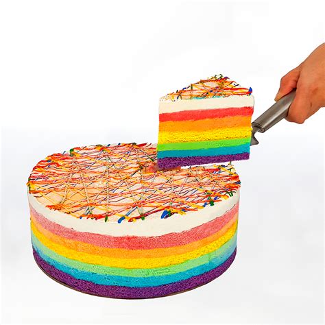 Rainbow Ice Cream Cake (Slice) | Sebastian's Ice Cream