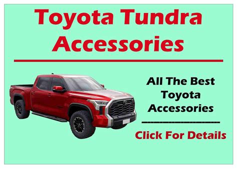 Toyota Tundra Accessories - Chrysler Factory Warranty