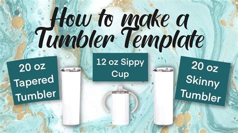 How To Make A Tumbler Template In Canva