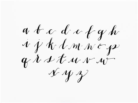 Cursive Alphabet Stencils – AlphabetWorksheetsFree.com