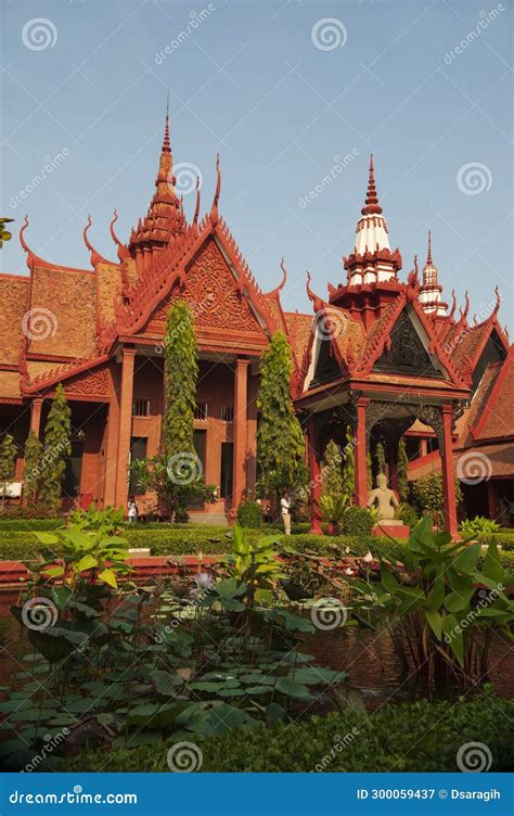 National Museum of Cambodia Stock Image - Image of garden, buddhism ...