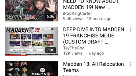 Madden 19 Franchise Mode menu or fake clickbait? : r/Madden