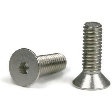 Stainless Steel SS Flat Head Allen Bolt at Rs 7500/pack in Indore | ID ...