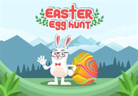 Easter Egg Hunt Vector Background 146203 Vector Art at Vecteezy