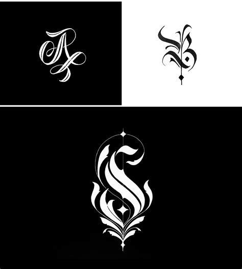 Calligraphy Collection - Black&White Series on Behance