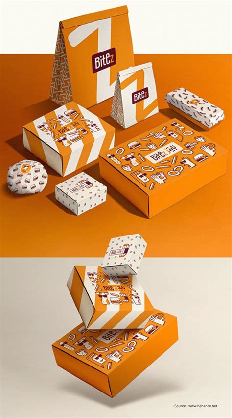 Fast Food Branding & Packaging Design Inspiration | Desain kemasan ...