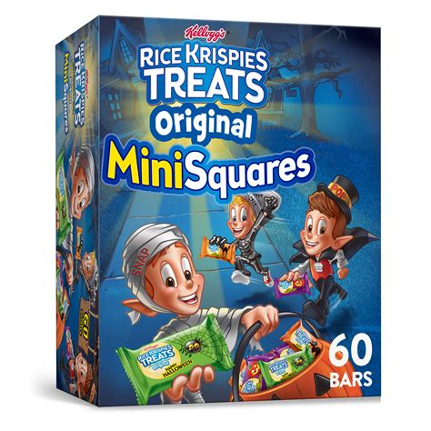 Kellogg's Rice Krispies Treats Halloween Trick-Or-Treat Mini-Squares ...