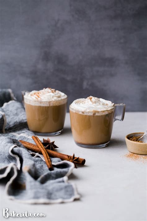 Vegan Chai Latte (& Chai Spice Mix) • Dairy-Free & Paleo • Bakerita