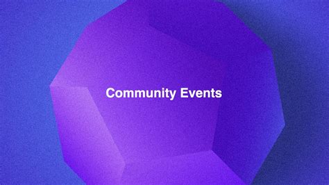 Community Events