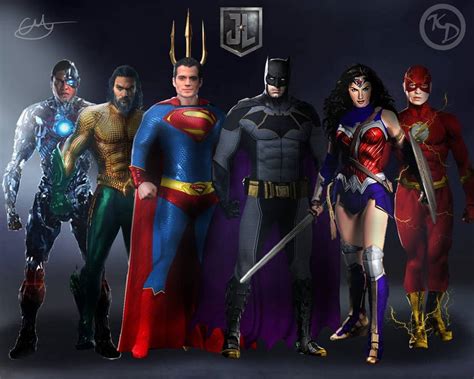 DCEU Justice League Redesign by K-DogDigital V2 by TytorTheBarbarian on ...