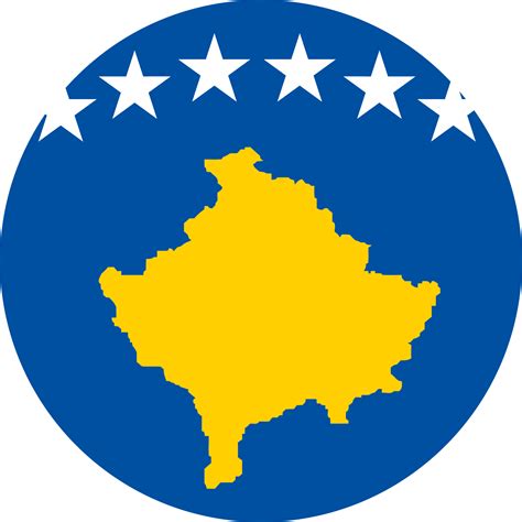 Circle flag of Kosovo. 11571461 PNG