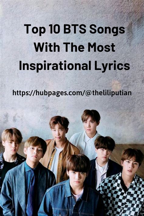 Top 10 BTS Songs With The Most Inspirational Lyrics - HubPages