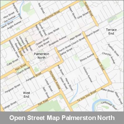 2020 Street Map Palmerston North - Digital Maps