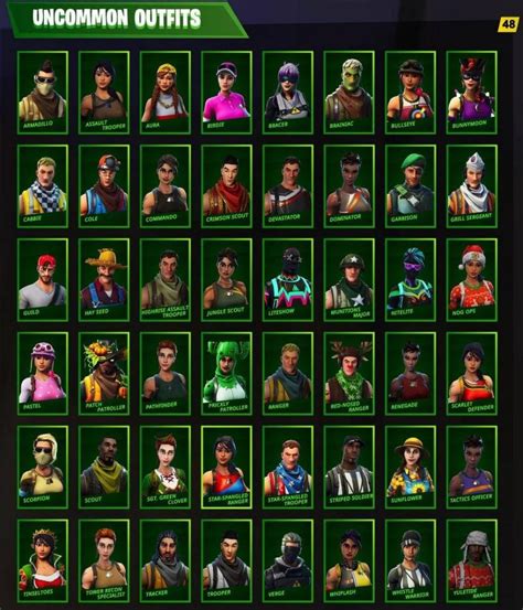 All Fortnite Skins Ever Released - Item Shop, Battle Pass, Exclusives ...