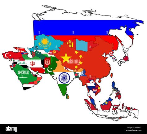 Flags Of Asian Countries Asian Country Flags Asia Map Geography ...