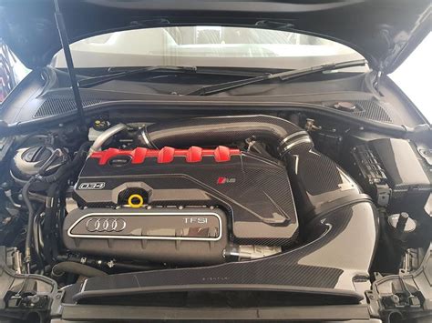 VAG Cafe — @brendonrp_ Audi RS3 engine bay looking pretty...