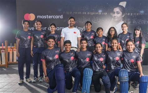 Former Indian skipper and world champion MS Dhoni mentors U-19 women cricketers