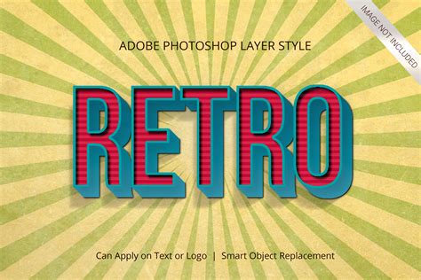 Photoshop Vintage Retro Text Effect Graphic by anomali.bisu · Creative ...