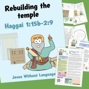 Rebuilding the Temple - Haggai 2 - Kidmin Lesson & Bible Crafts | Made ...