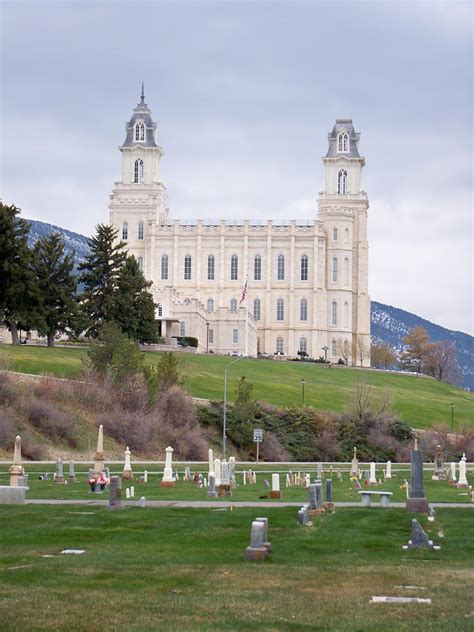 Manti Utah Temple and Cemetery