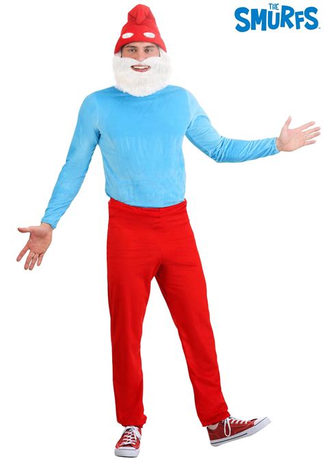 Adult Smurfs Papa Smurf Costume