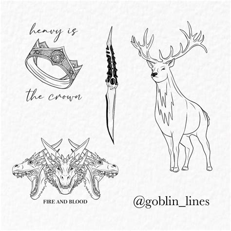 House of the Dragon Tattoo Ideas #2 | Tatuagem game of thrones ...