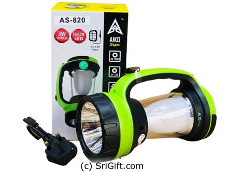 Rechargeable Solar Charge Light Torch | SriGift.com | Gift Kapruka In ...