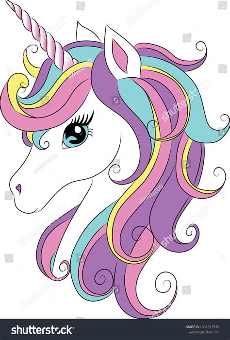 10,690 Unicorn rainbow hair Images, Stock Photos & Vectors | Shutterstock