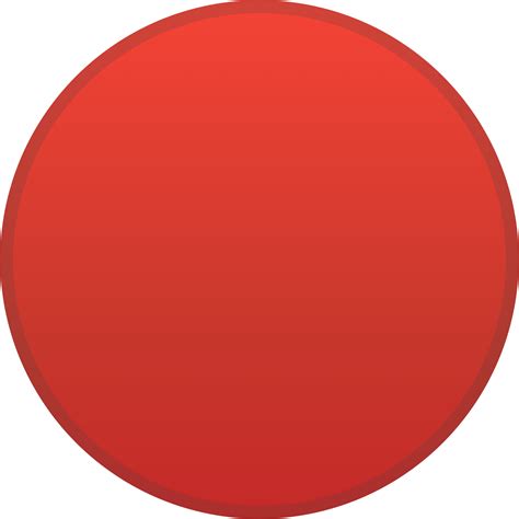 "red circle" Emoji - Download for free – Iconduck