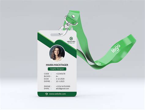 ID Card Free Mockup — Free Mockup World